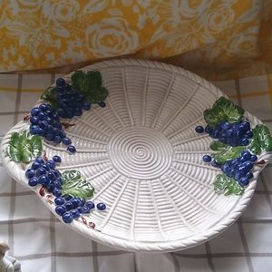 17" Italian Grapevine Serving Dish